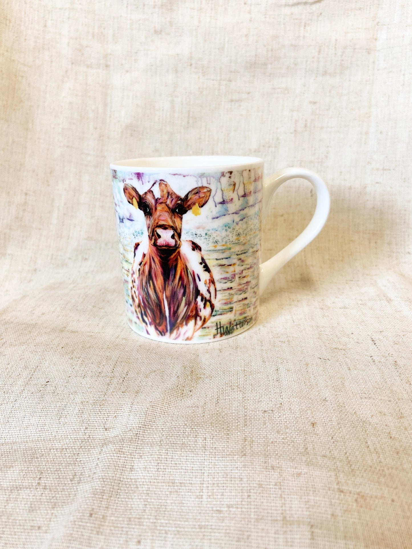 Ada | Ayrshire Cow Fine Bone China Mug | 10 oz