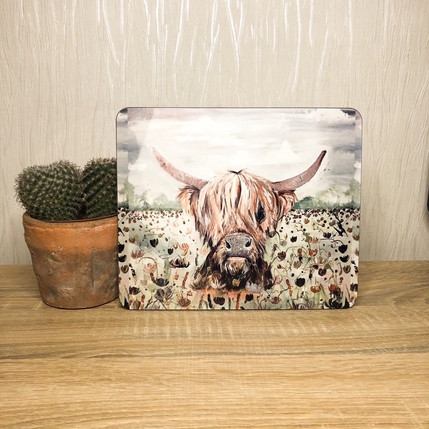 Ivy | Highland Cow Placemat | Farm Animal Table Mat