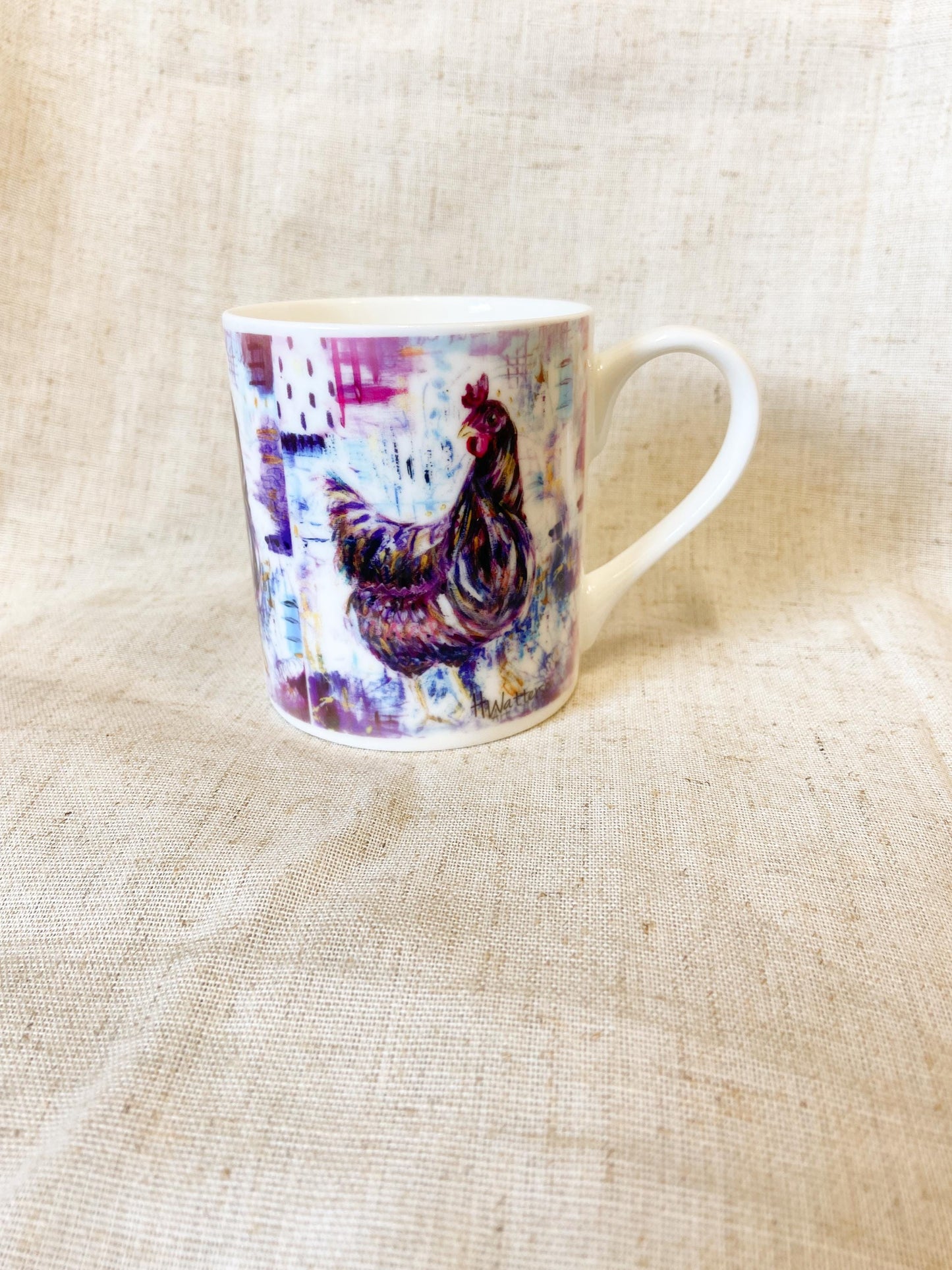 Henrietta |Brown Hen Fine Bone China Mug | 10 oz