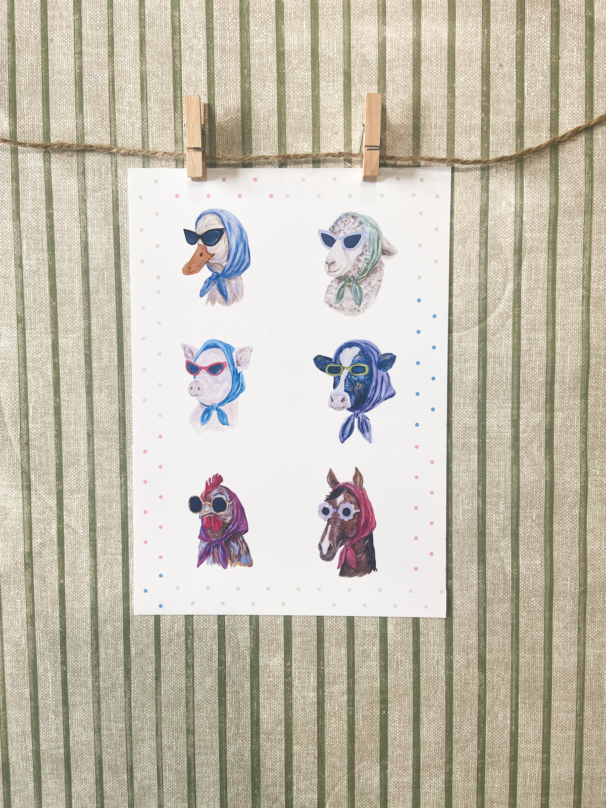 The Sunglass ladies | A5 Print