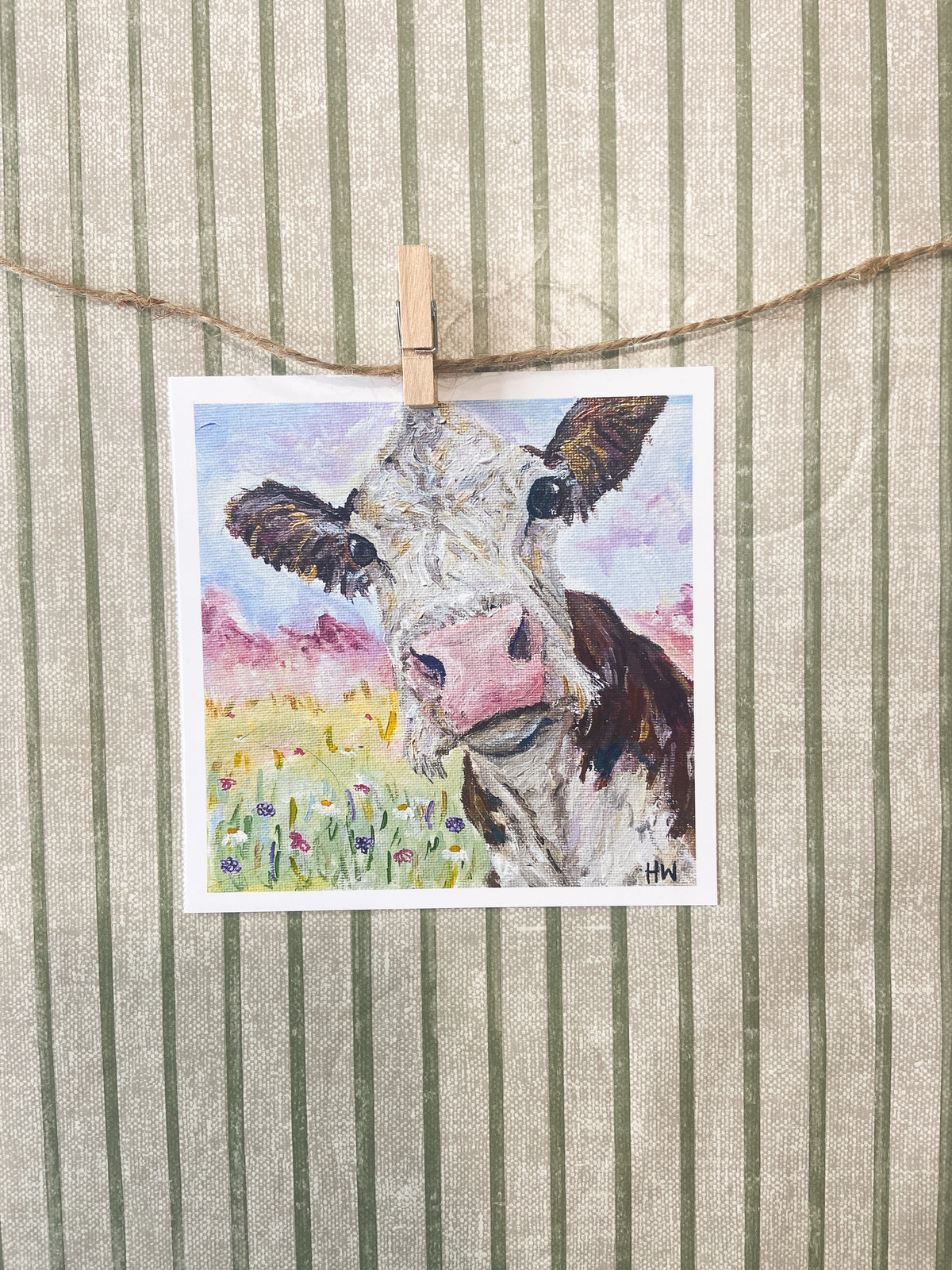 Jean | 5x5" Print