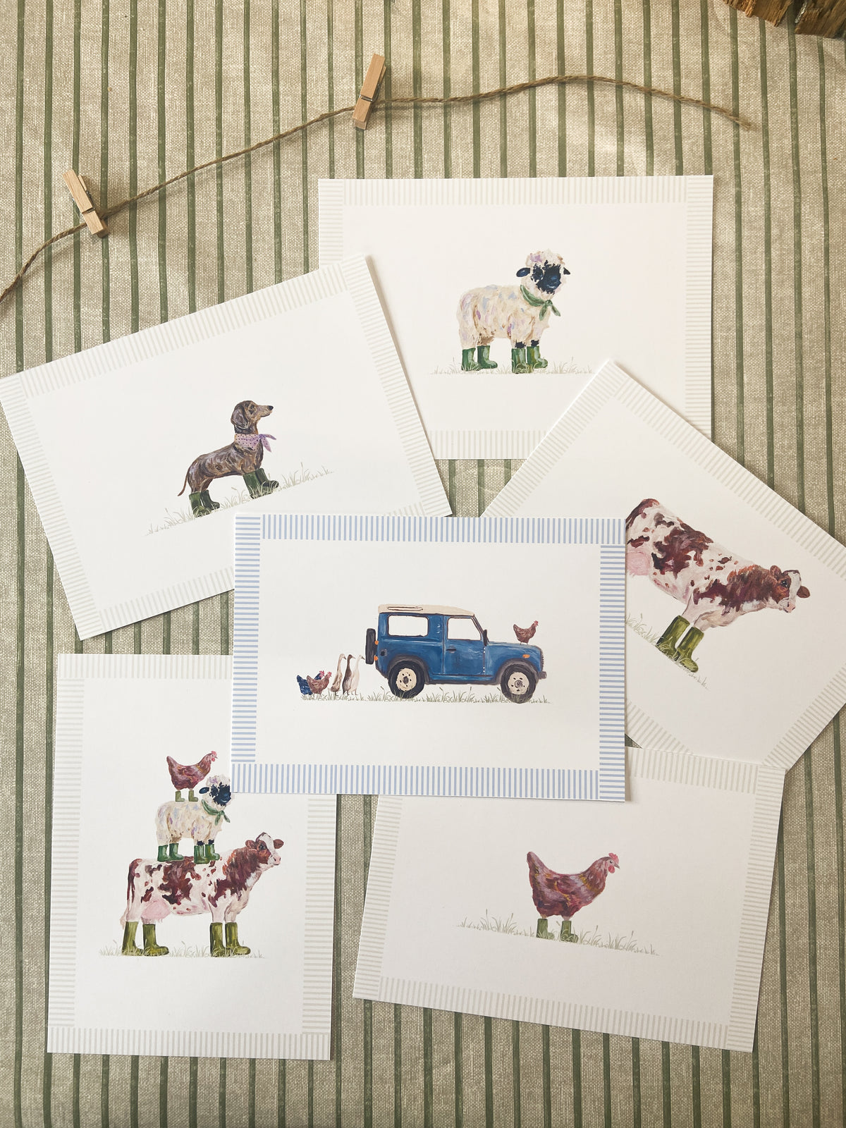 Land Rover & Friends | A5 Print