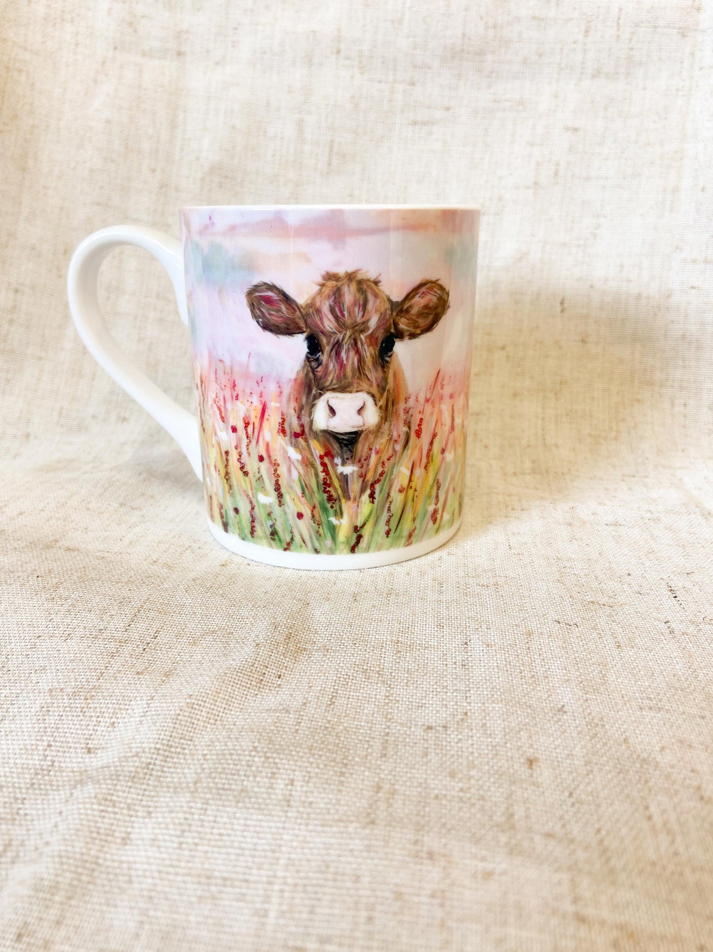 Lucy |Limousin Cow Fine Bone China Mug | 10 oz