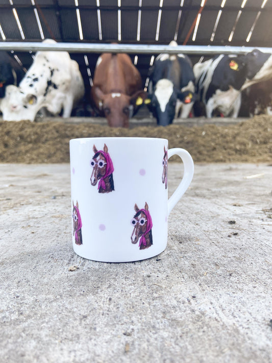 The Sunglass Ladies | Fine Bone China Farm Animal Mug | 10 oz