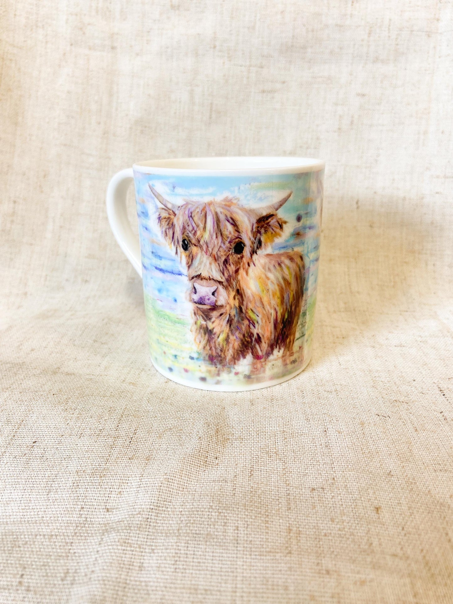 Elsie | Highland Cow Fine Bone China Mug | 10 oz