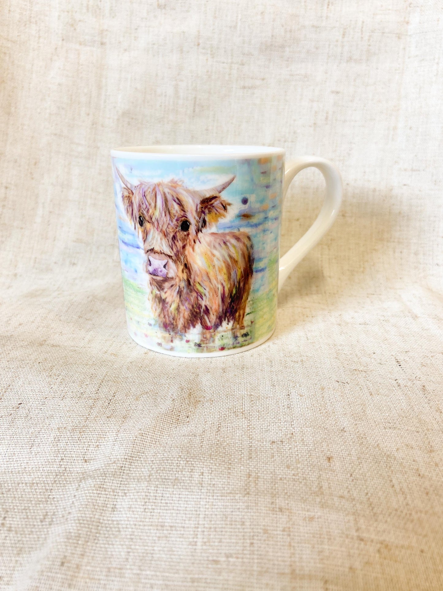 Elsie | Highland Cow Fine Bone China Mug | 10 oz