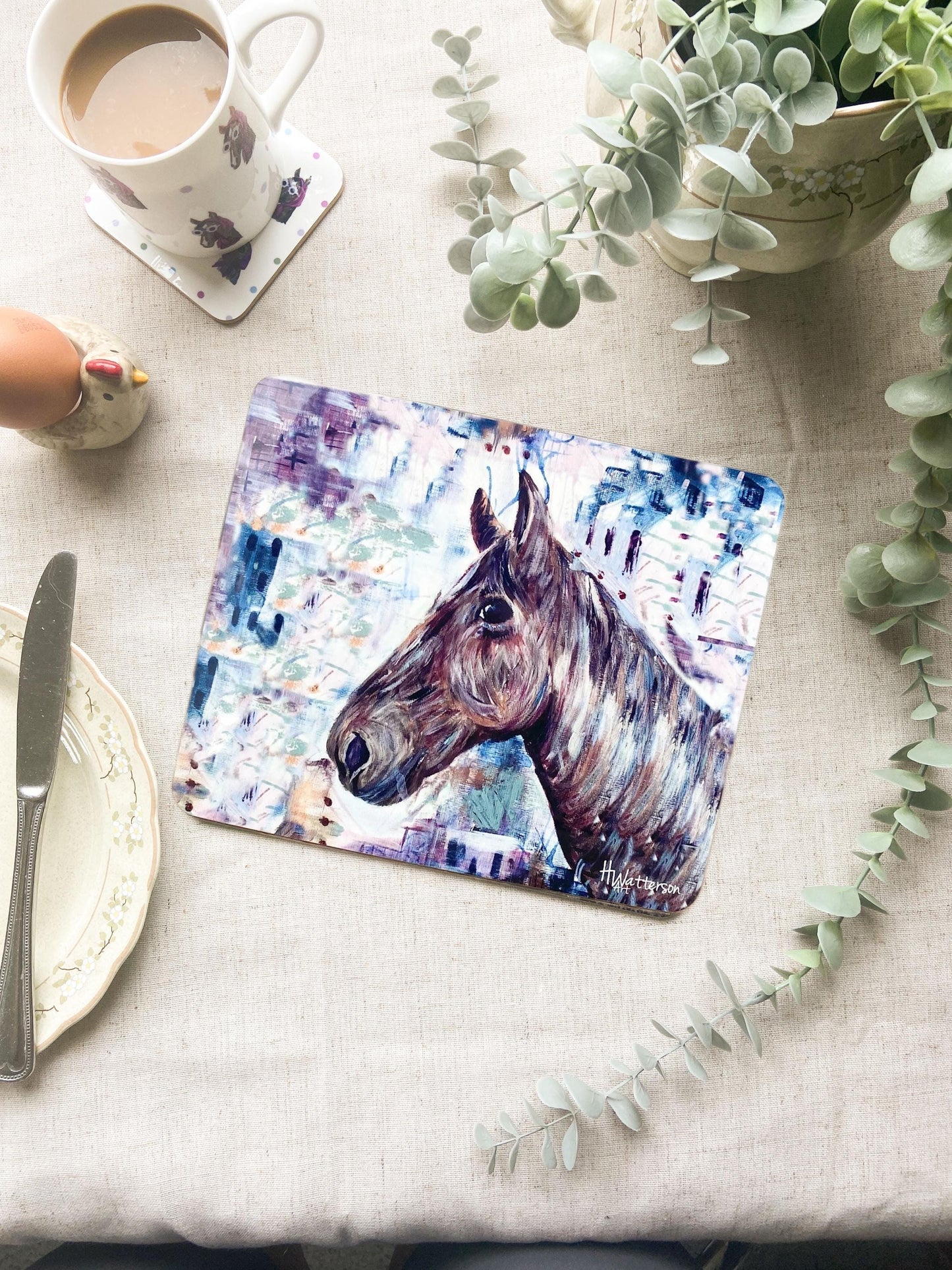 Harold |Horse Placemat |  Farm Animal Table Mat