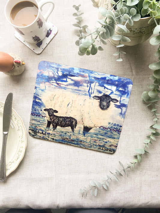 Fern & Lillian |Sheep Placemat | Farm Animal Table Mat