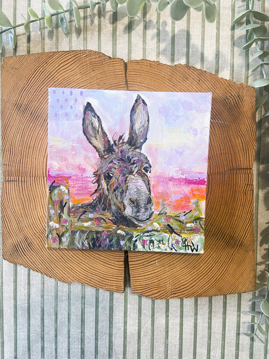 "Dougal" | Original Mini Painting  |  H. Watterson Art 