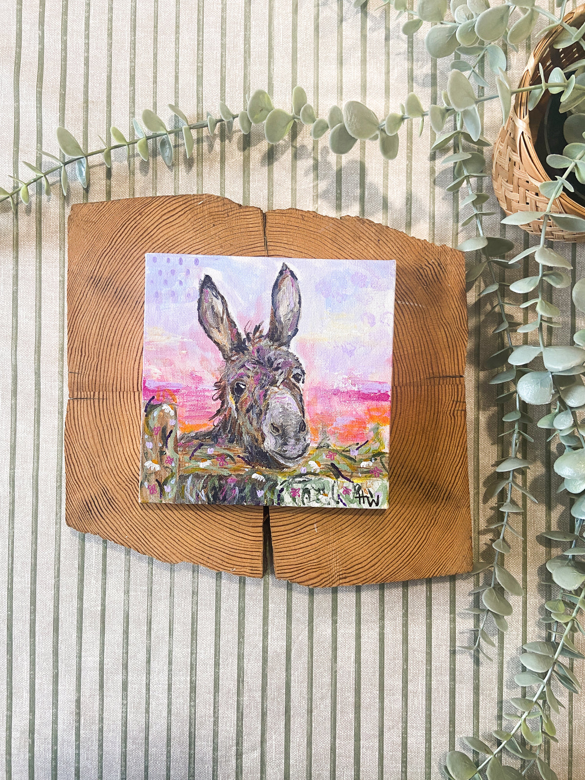 "Dougal" | Original Mini Painting  |  H. Watterson Art 