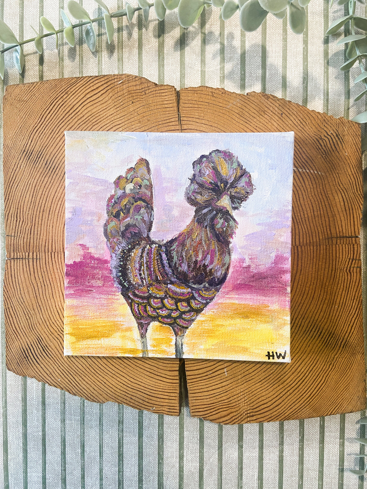 "Ethel" | Original Mini Painting  |  H. Watterson Art 