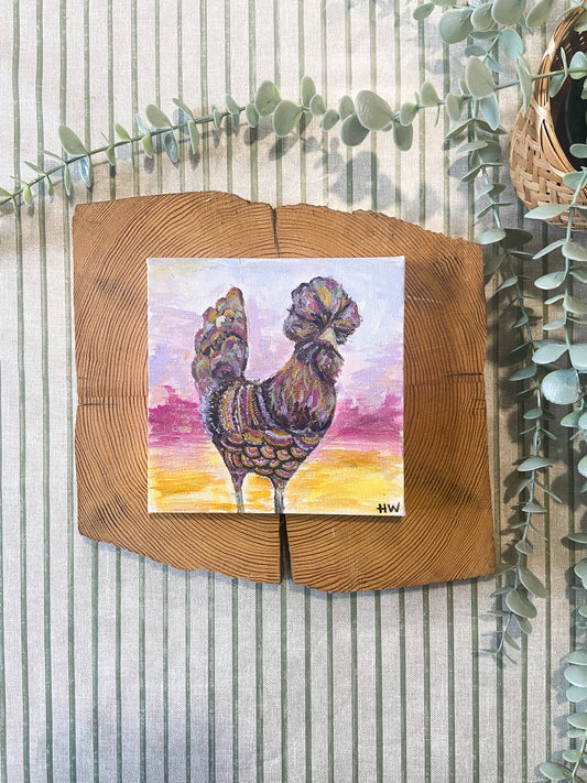 "Ethel" | Original Mini Painting  |  H. Watterson Art 