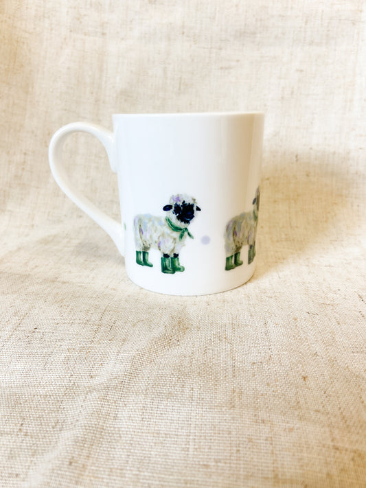 Sheep Wellies | Sheep Fine Bone China Mug | 10 oz