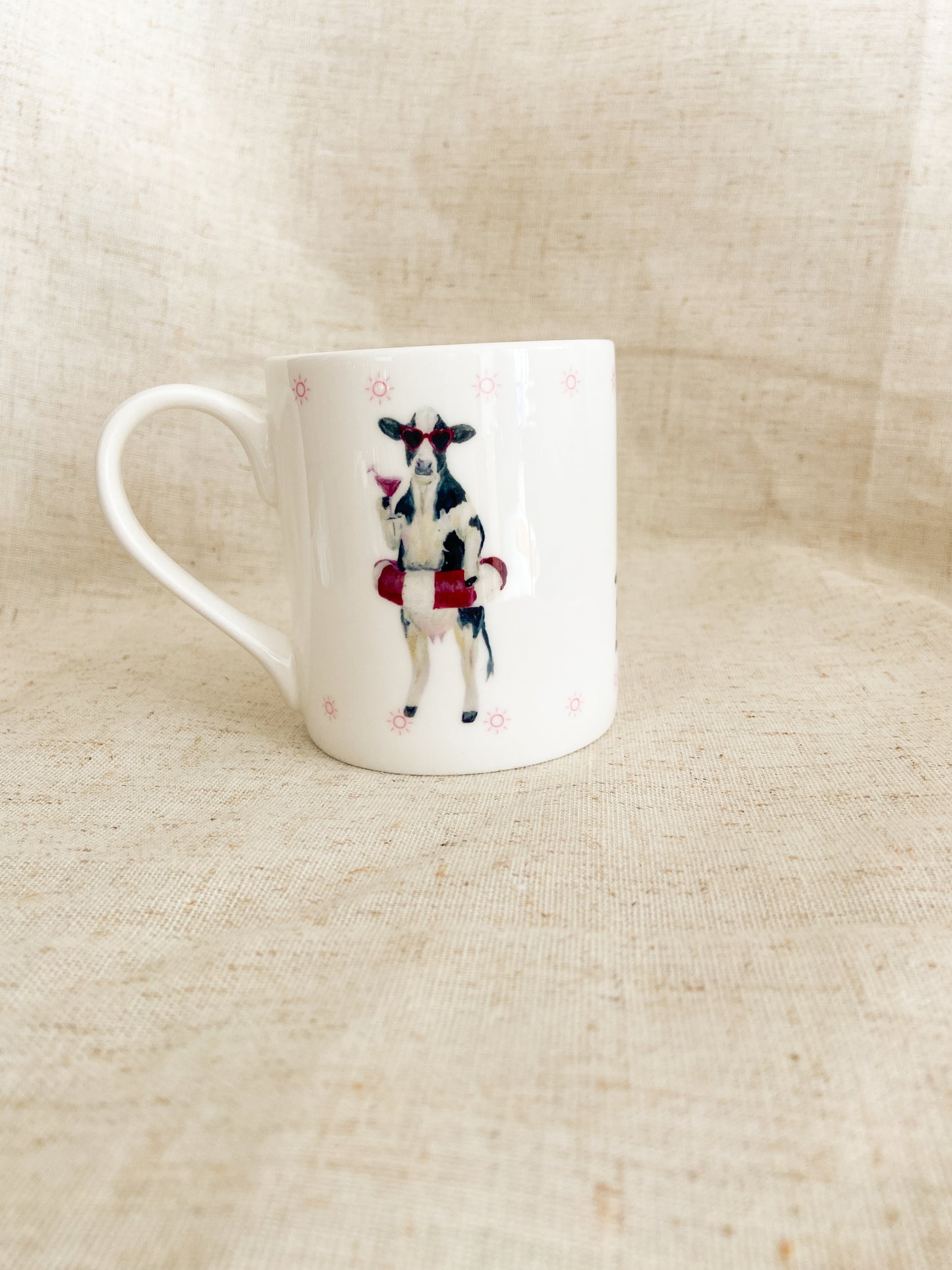 Holiday Cow | Cow Fine Bone China Mug | 10 oz