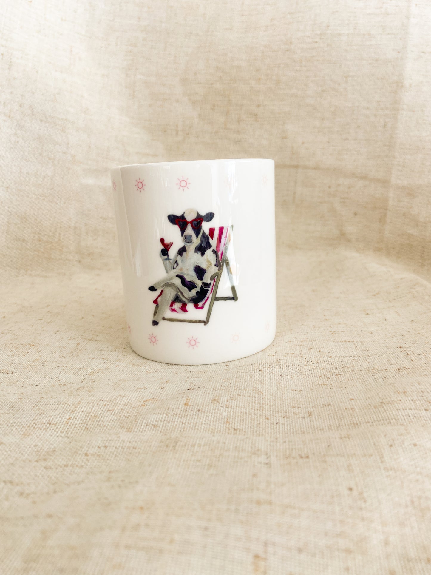 Holiday Cow | Cow Fine Bone China Mug | 10 oz
