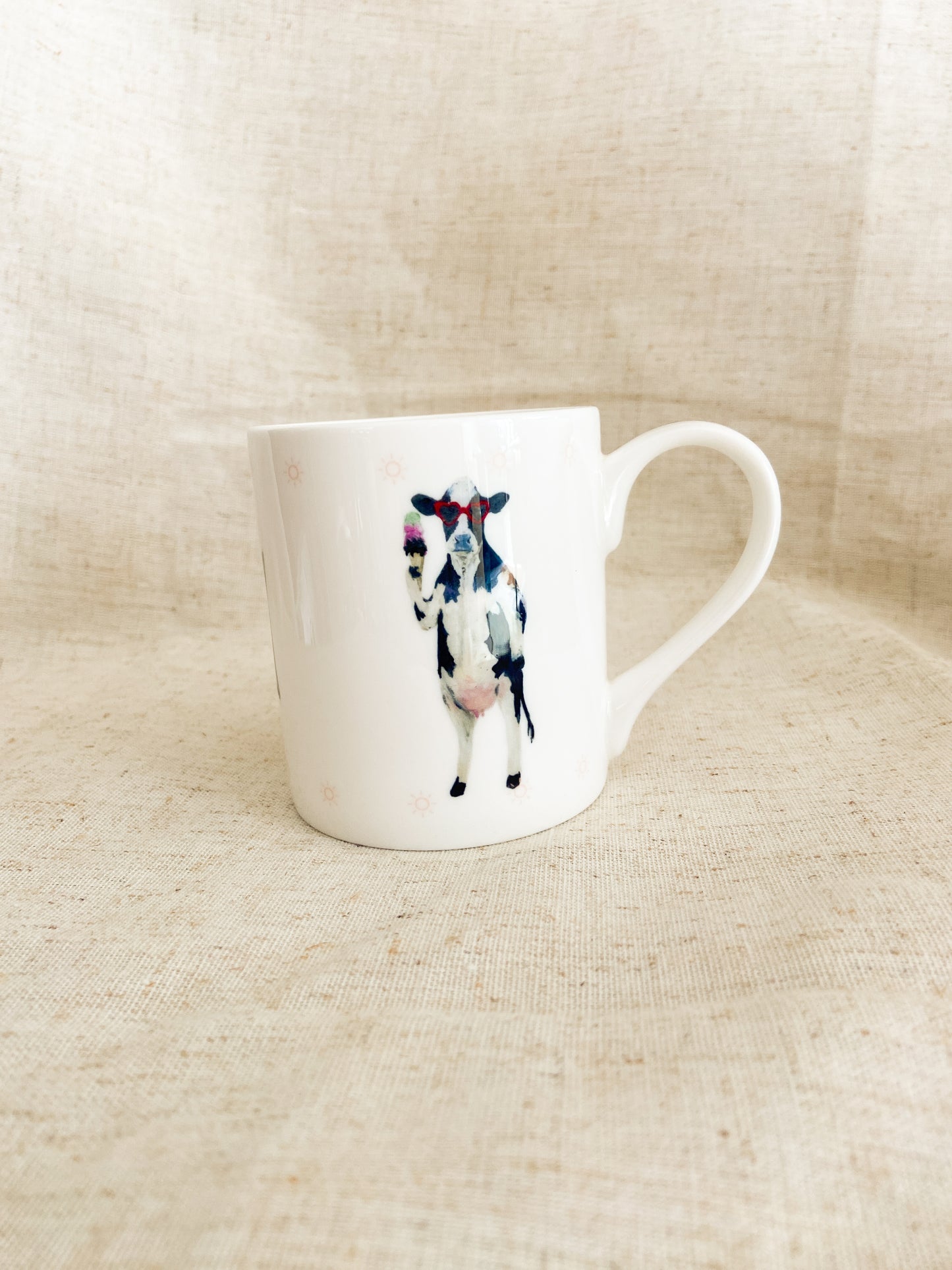 Holiday Cow | Cow Fine Bone China Mug | 10 oz