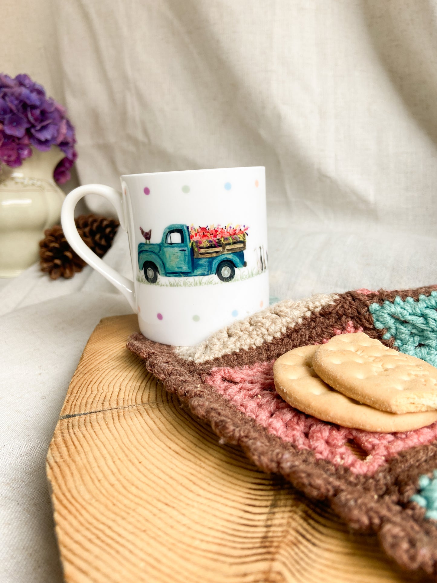 Autumn Ready | Autumn at the Farm Fine Bone China Mug | 10 oz