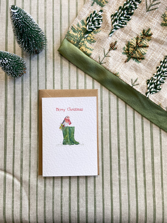 Christmas Card - The Robin