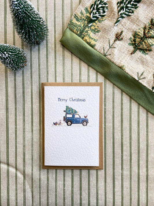 Christmas Card - Land Rover