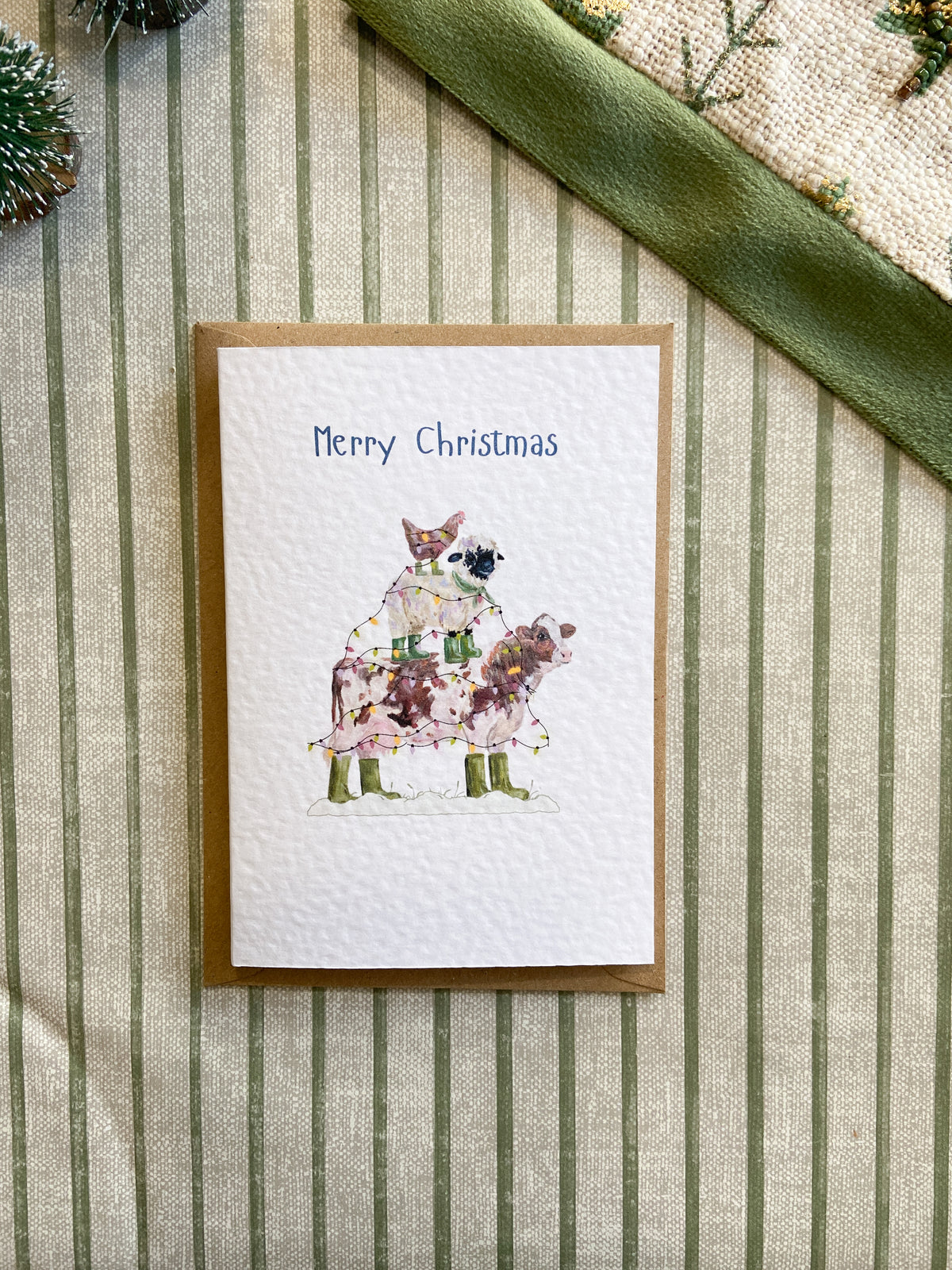 Christmas Cards - Pack of 6 Christmas on the Farm