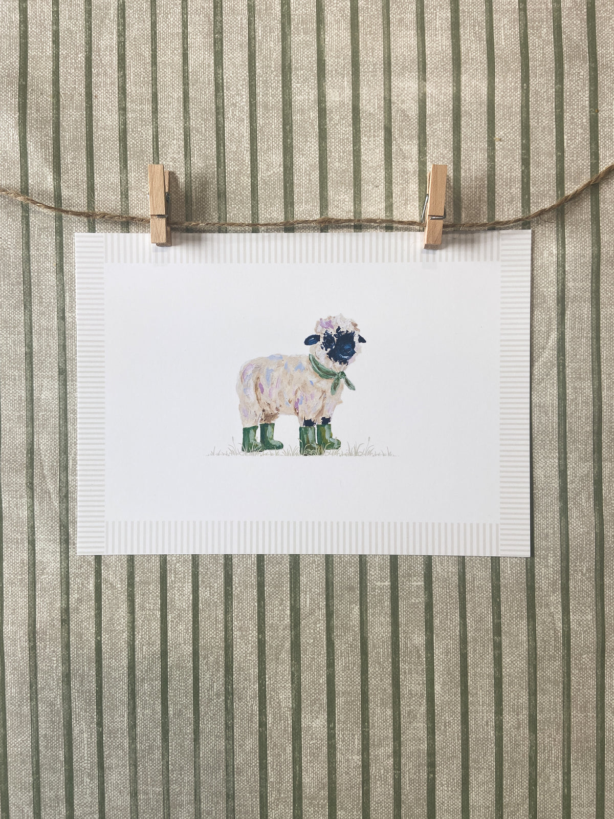 Sheep in Wellies | A5 Print