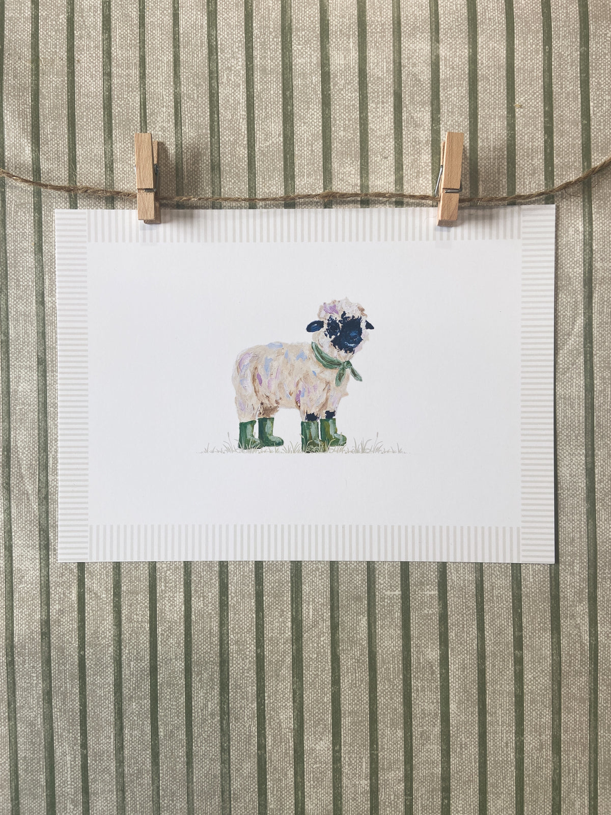 Sheep in Wellies | A5 Print