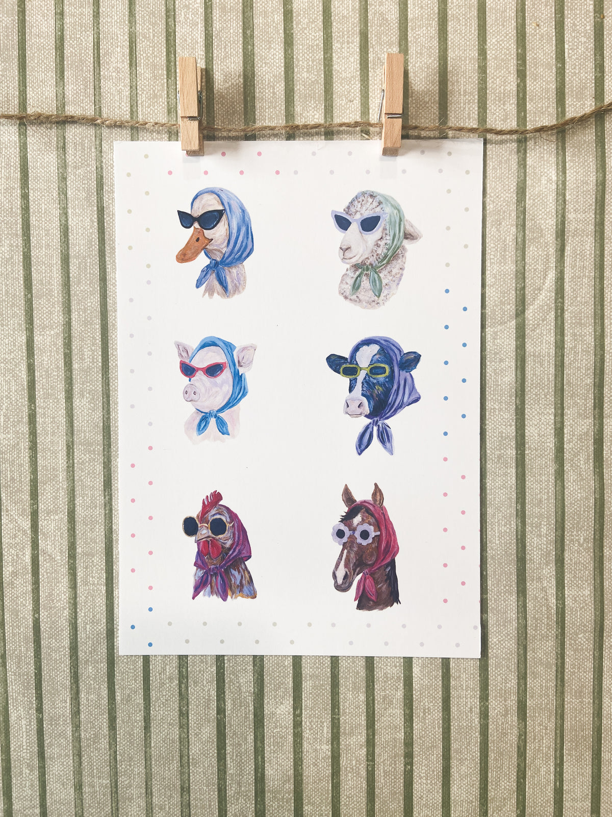 The Sunglass ladies | A5 Print