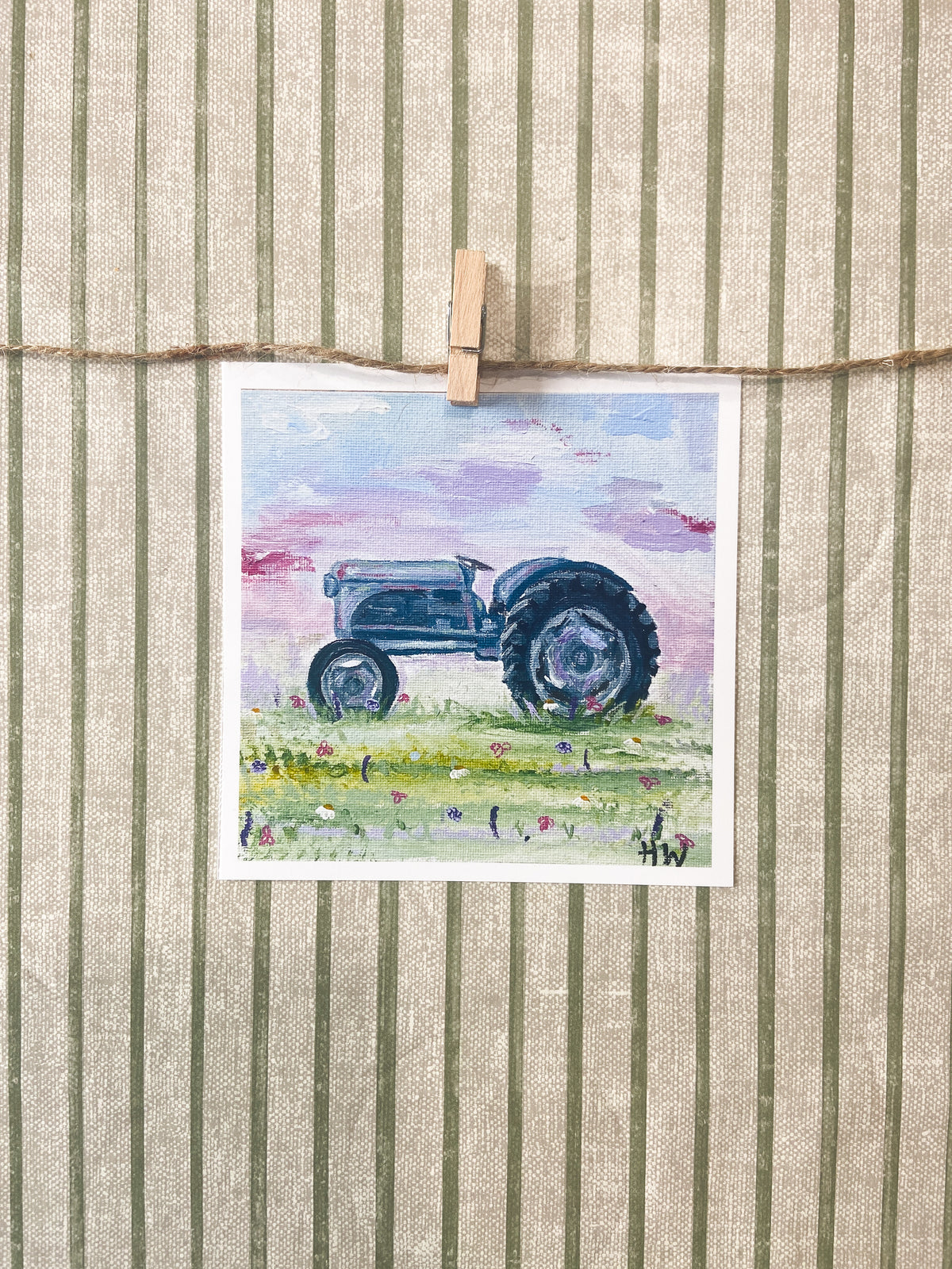 the little grey Fergie | 5x5" Print