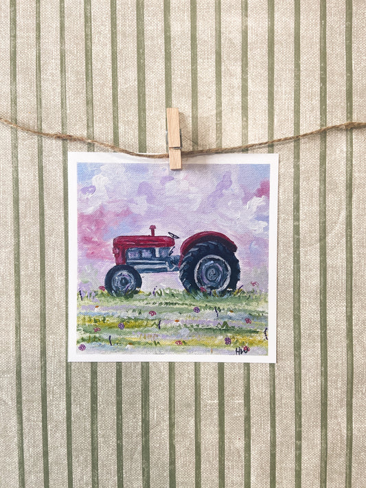 Red Fergie | 5x5" Print