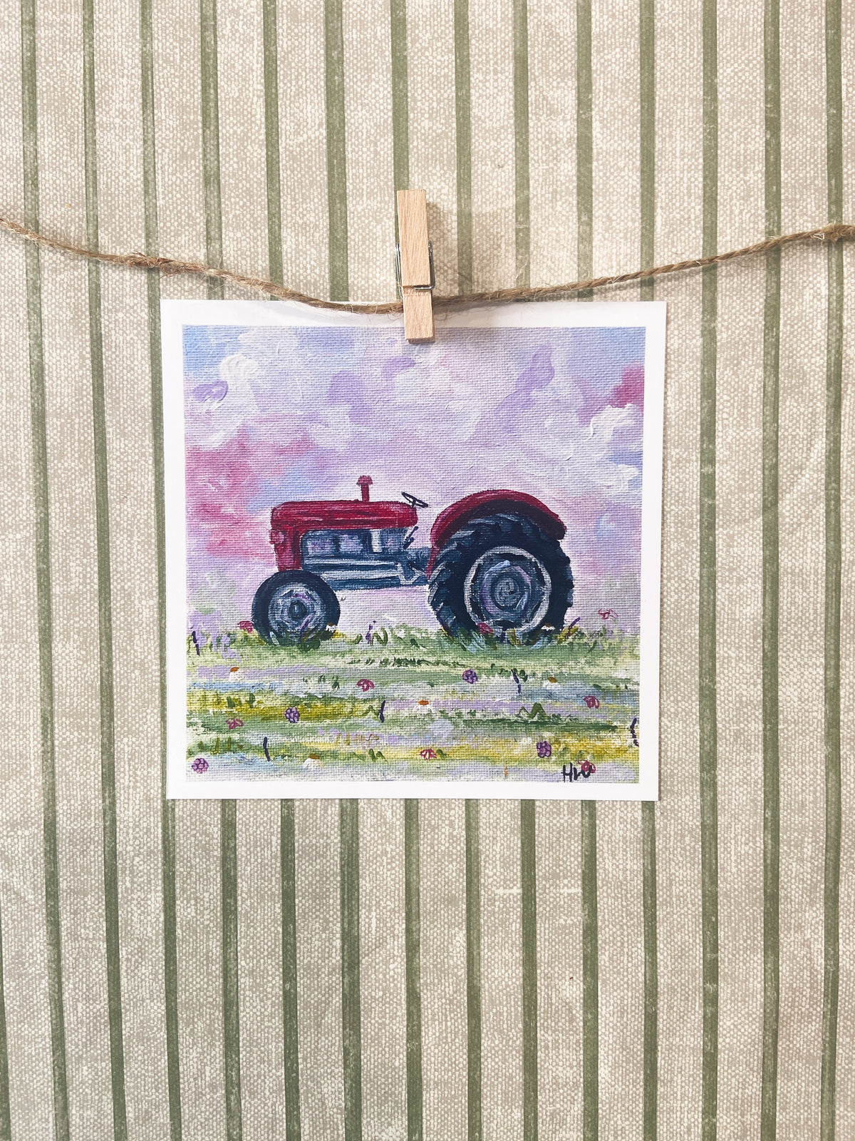 Red Fergie | 5x5" Print
