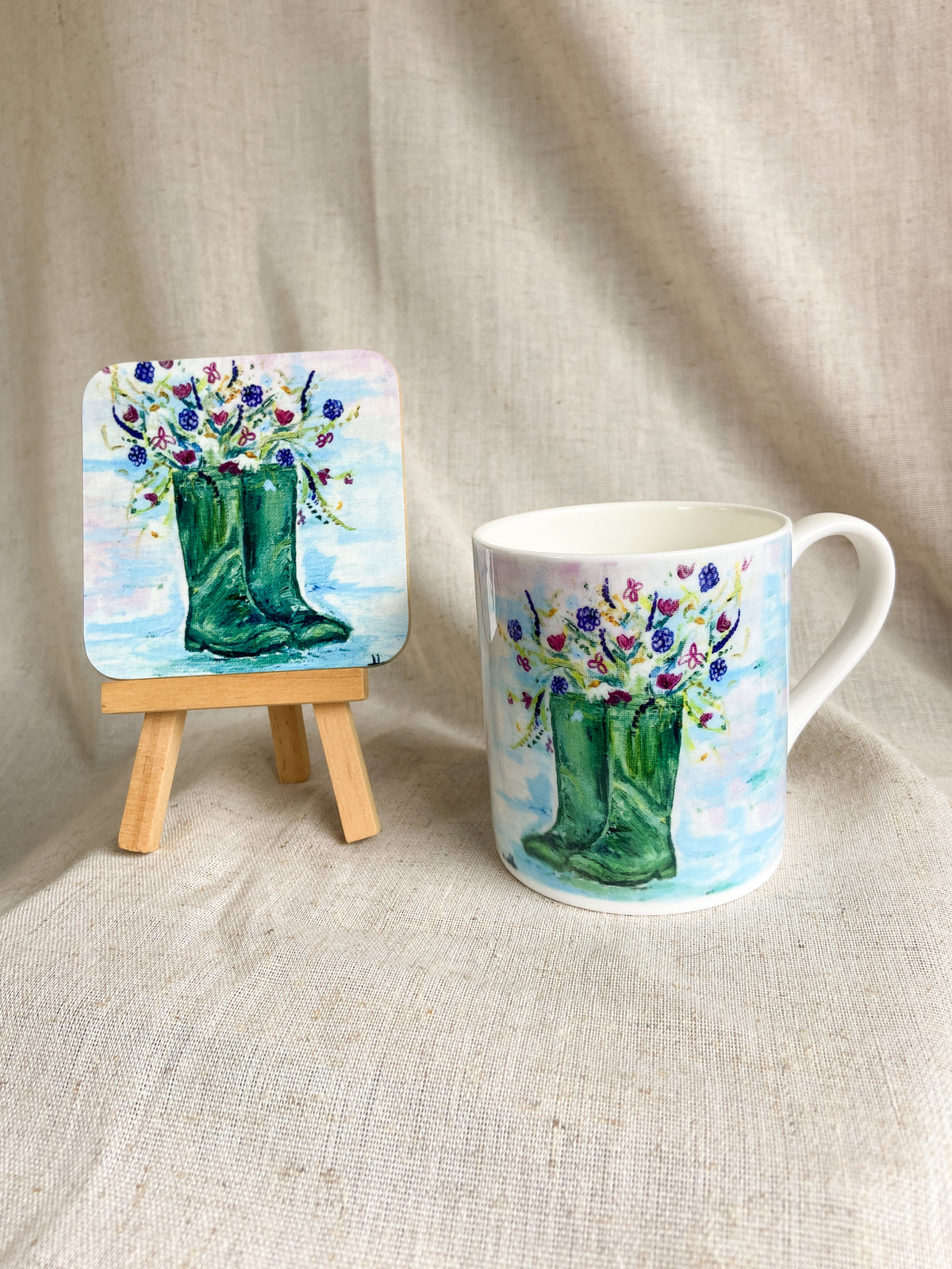 The Wellies | Fine Bone China Mug | 10 oz