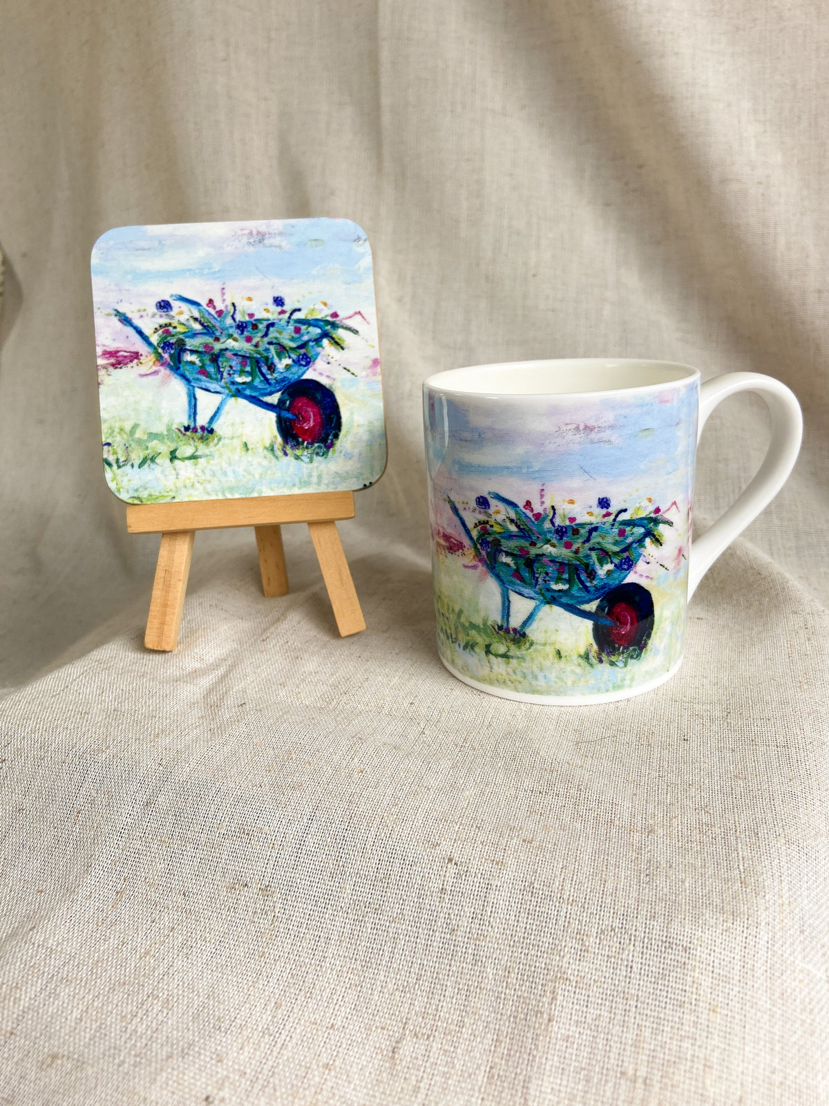 The Wheelbarrow | Fine Bone China Mug | 10 oz