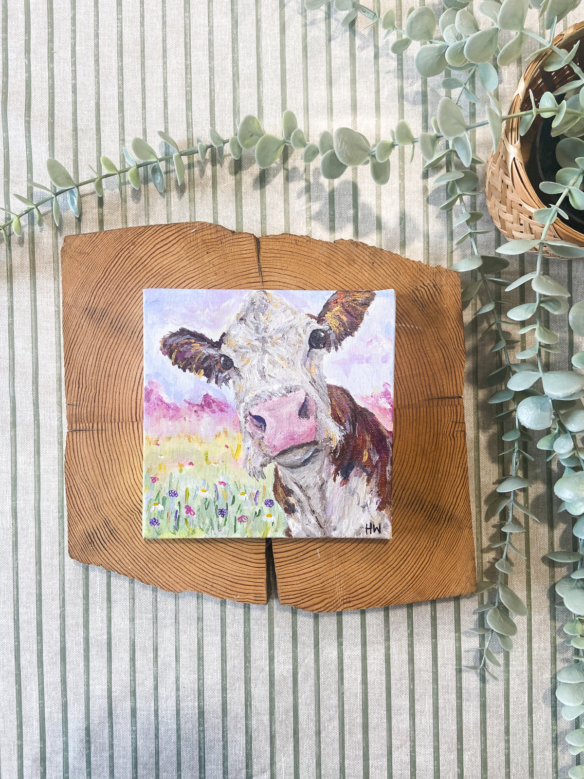 "Jean" | Original Mini Painting  |  H. Watterson Art