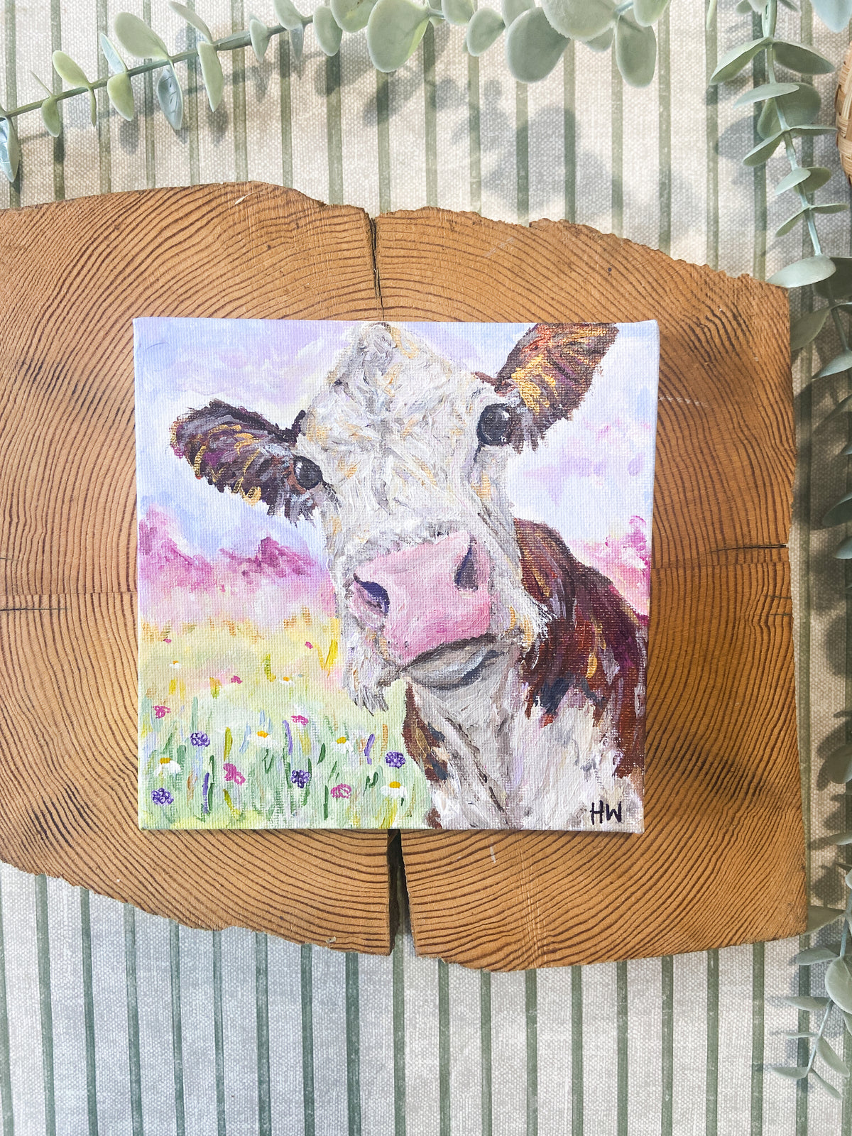 "Jean" | Original Mini Painting  |  H. Watterson Art