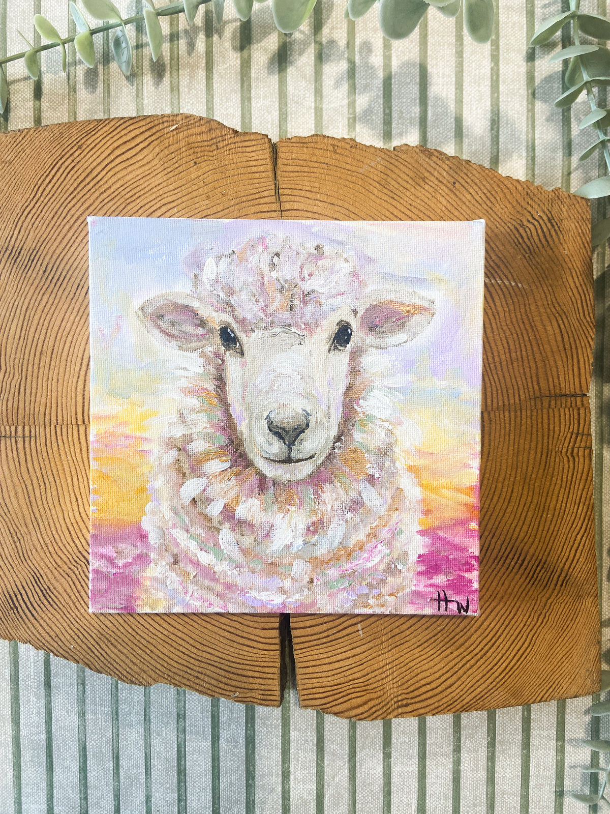 "Josie" | Original Mini Painting  |  H. Watterson Art 