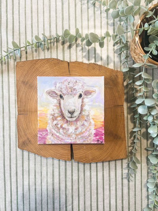 "Josie" | Original Mini Painting  |  H. Watterson Art 