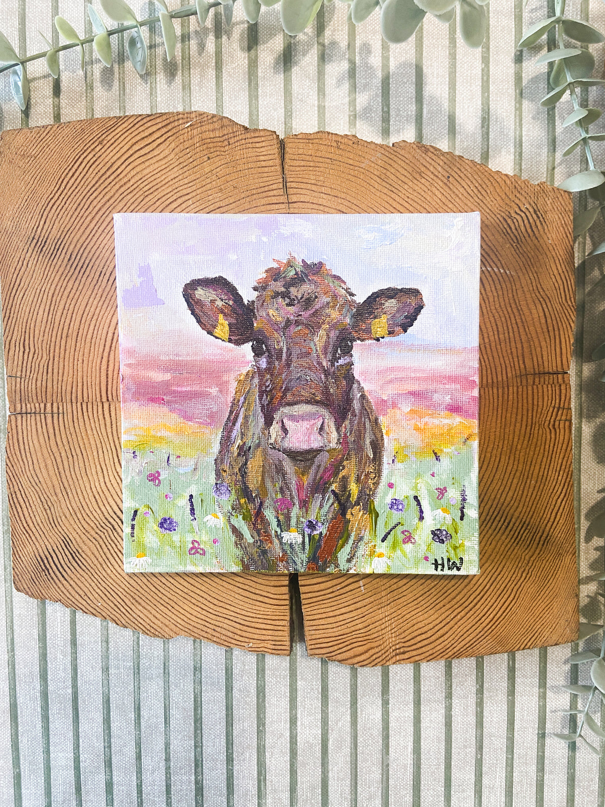 "Nancy" | Original Mini Painting  |  H. Watterson Art