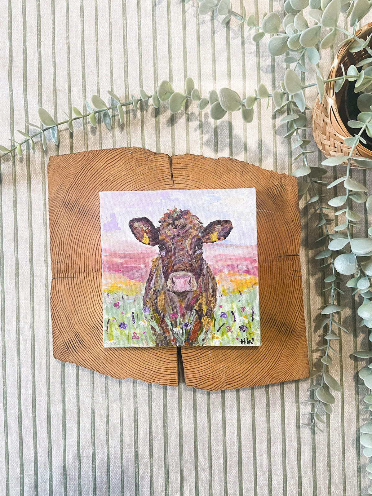 "Nancy" | Original Mini Painting  |  H. Watterson Art