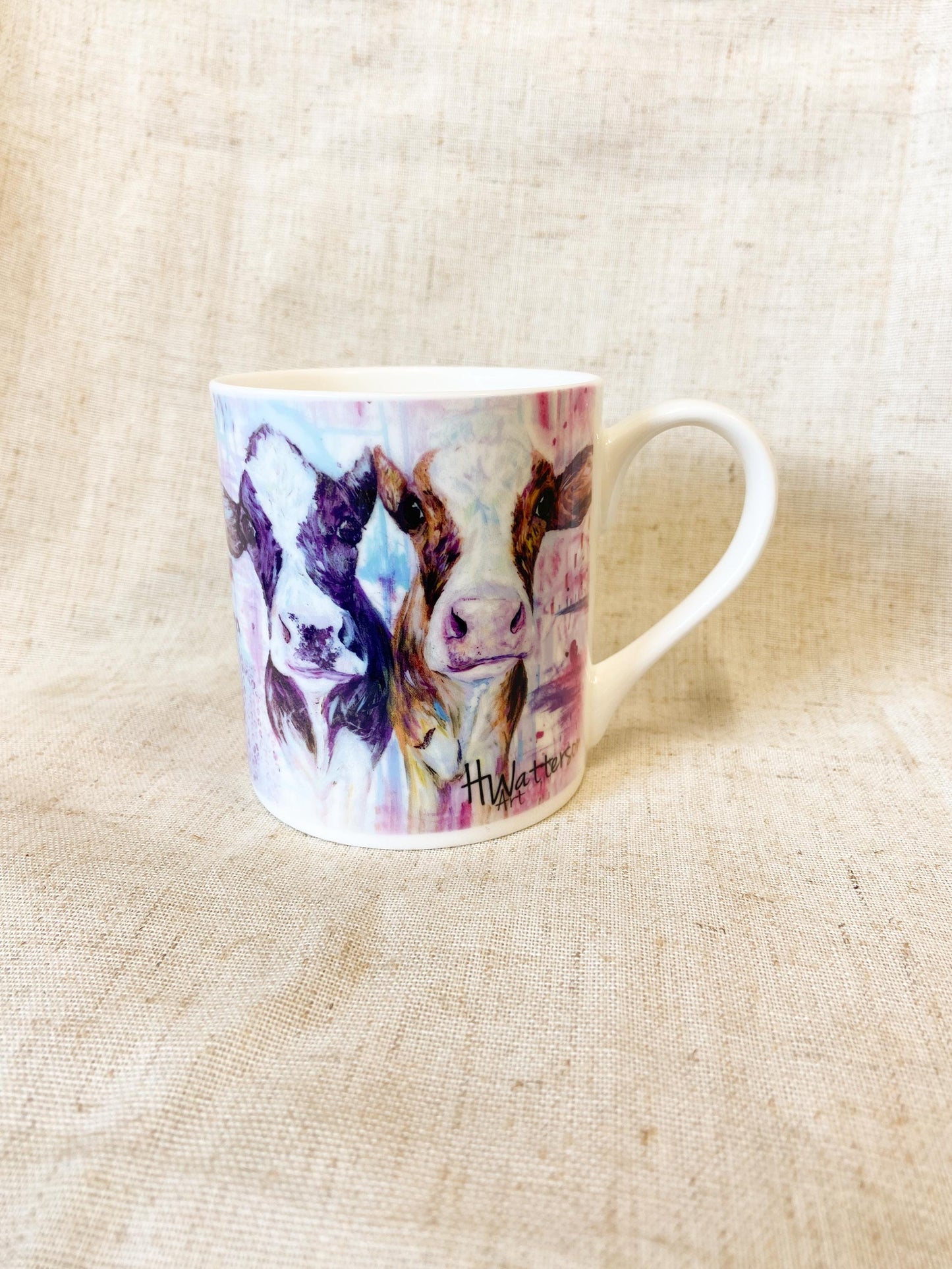 Meg & Milly |Dairy Cow Fine Bone China Mug | 10 oz