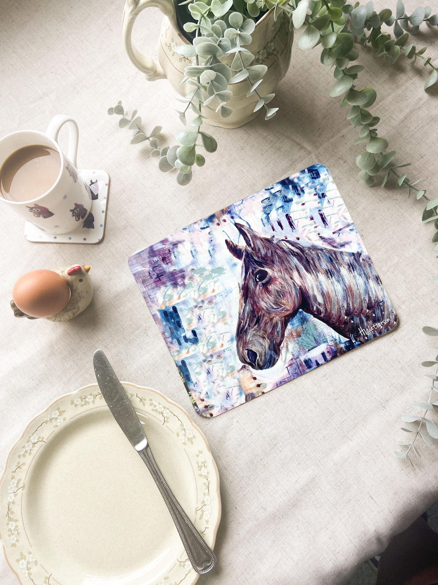 Harold |Horse Placemat |  Farm Animal Table Mat