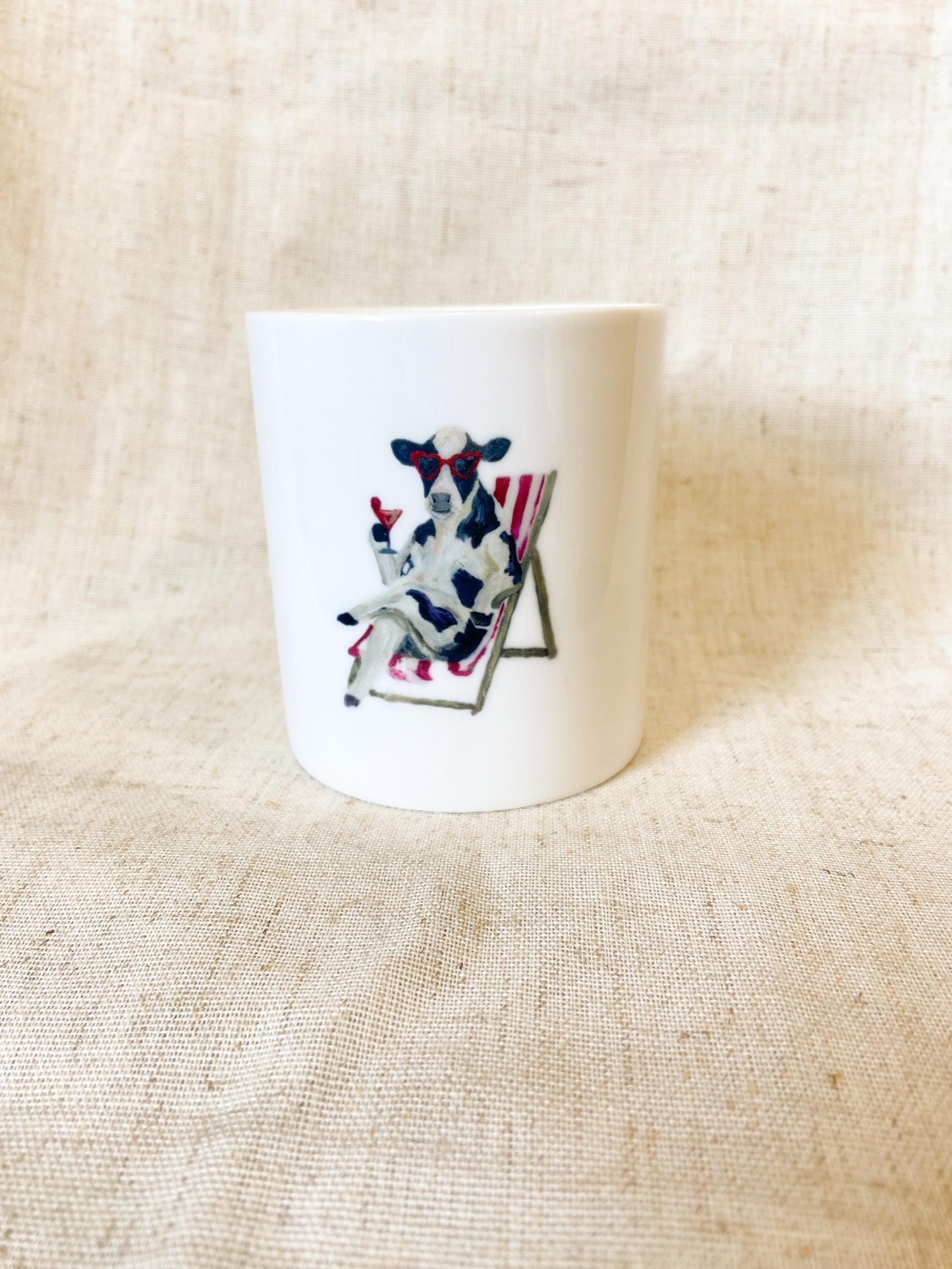 Holiday Cow | Cow Fine Bone China Mug | 10 oz